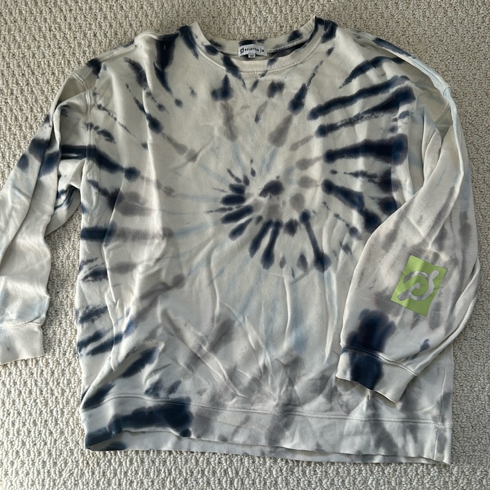 Peloton tie dye sweatshirt